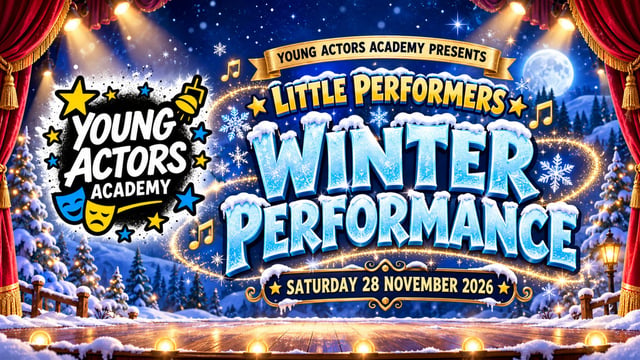 Young Actors Academy - Little Performers Winter Performance