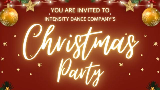 Intensity Dance Company - Christmas Party 2026