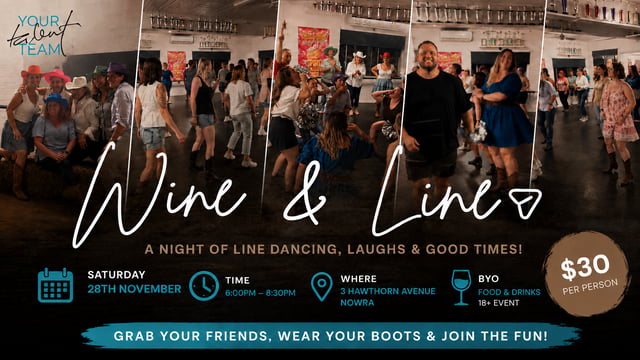 Your Talent Team - WINE & LINE 28/11