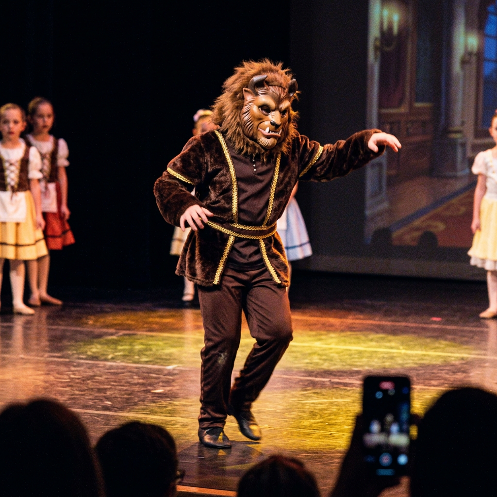 Costume di Bestia per saggio di danza