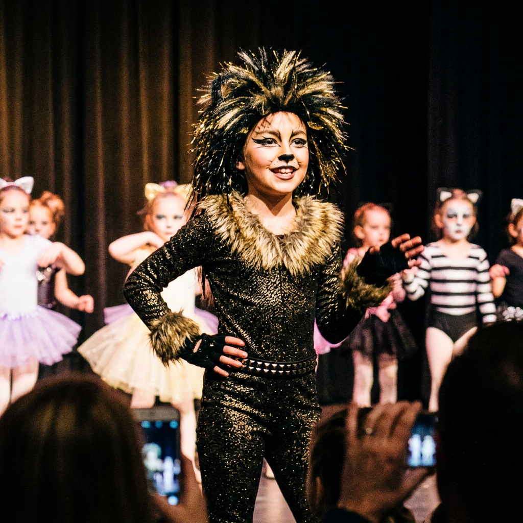 Costume di Rum Tum Tugger per saggio di danza