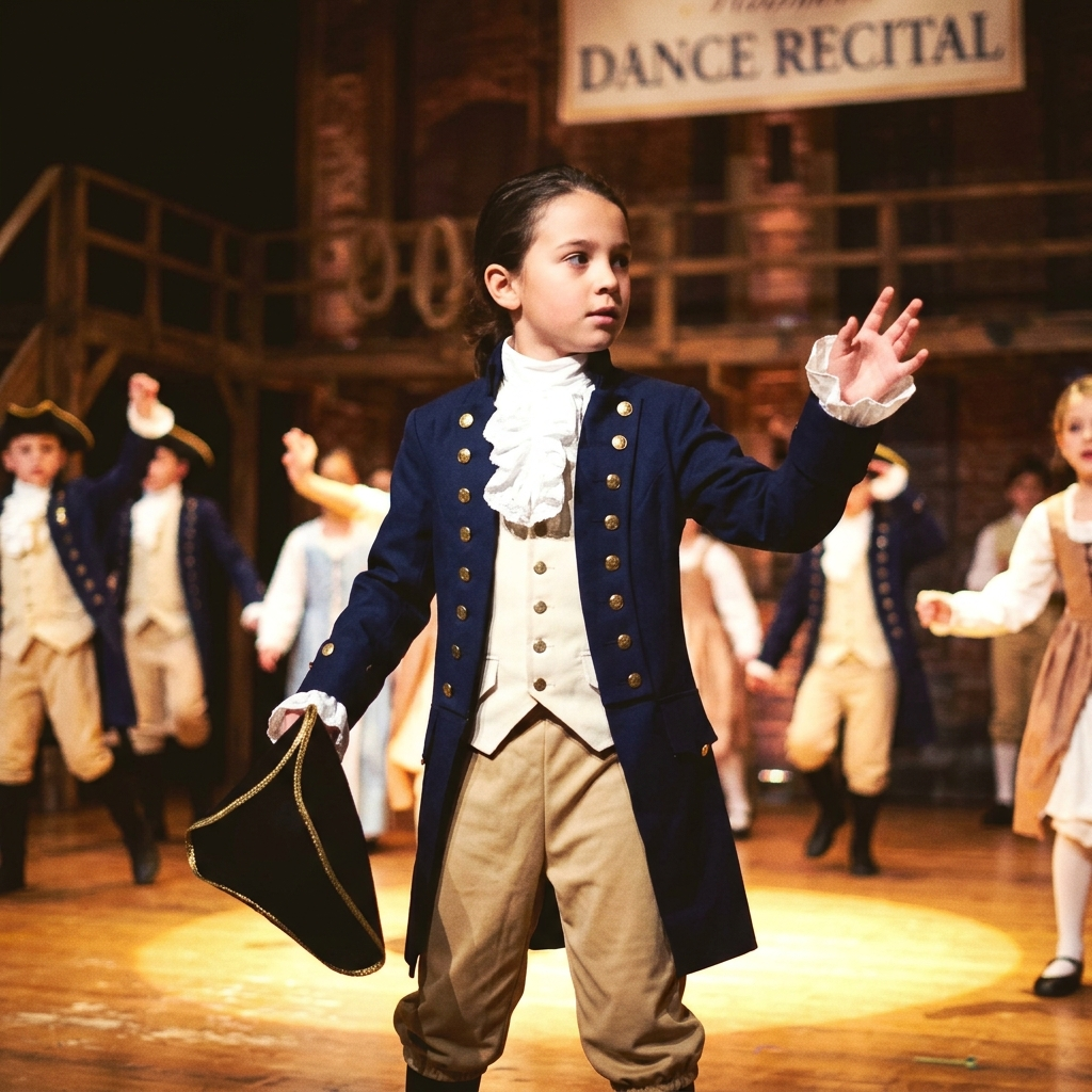 Costume di Alexander Hamilton per saggio di danza