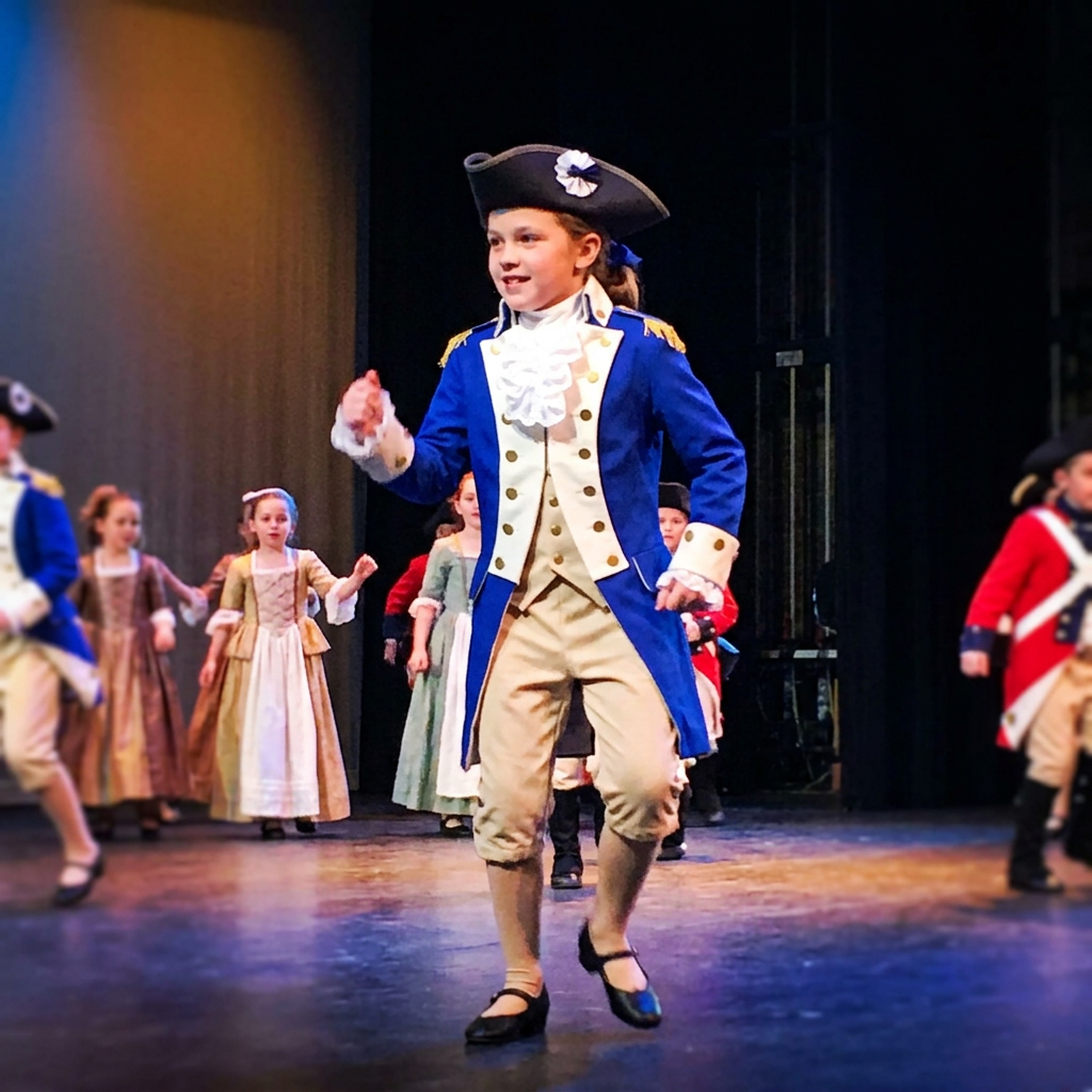 Costume di Lafayette / Jefferson per saggio di danza