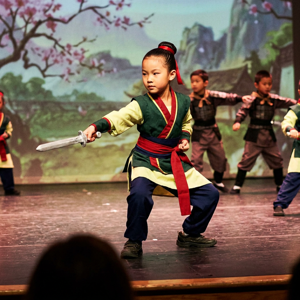 Mulan dance recital costume