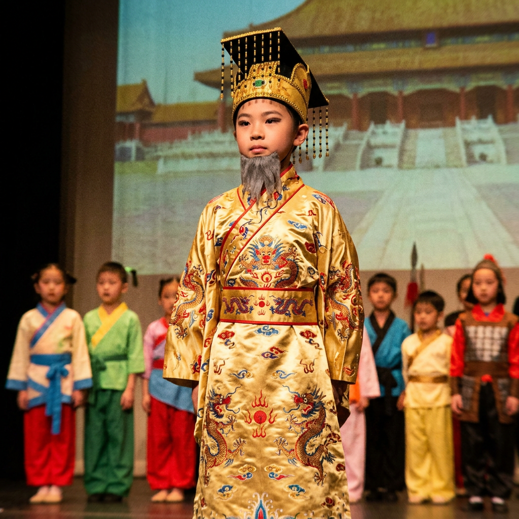 Costume di The Emperor per saggio di danza