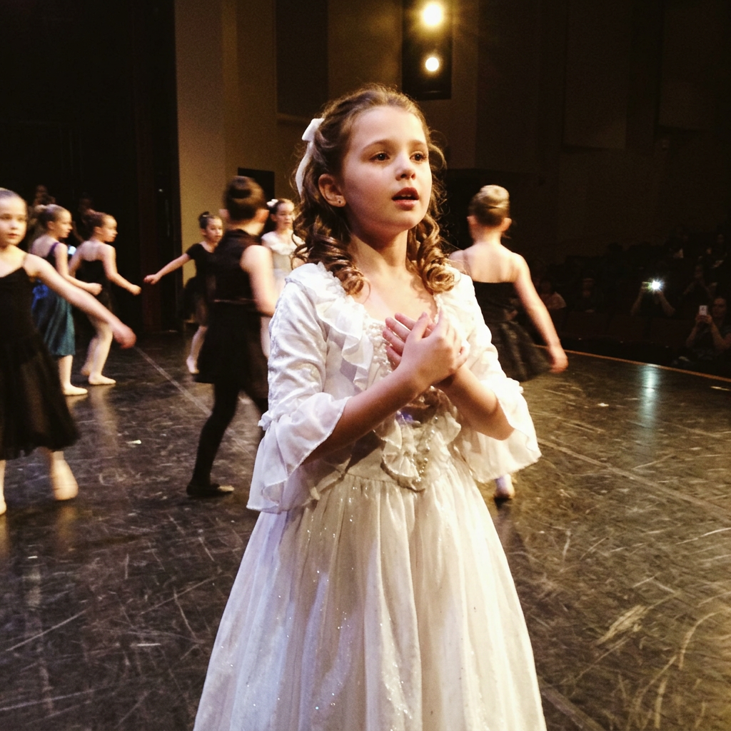 Costume di Christine Daae per saggio di danza
