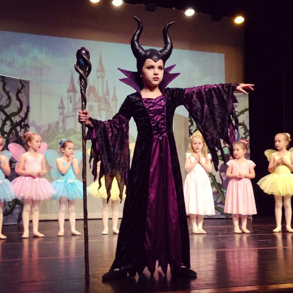 Costume di Maleficent per saggio di danza