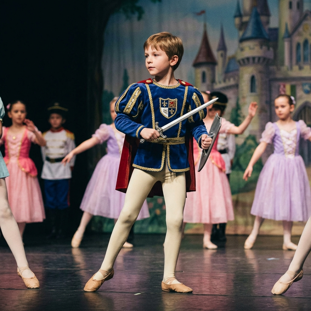 Costume di Prince Phillip per saggio di danza