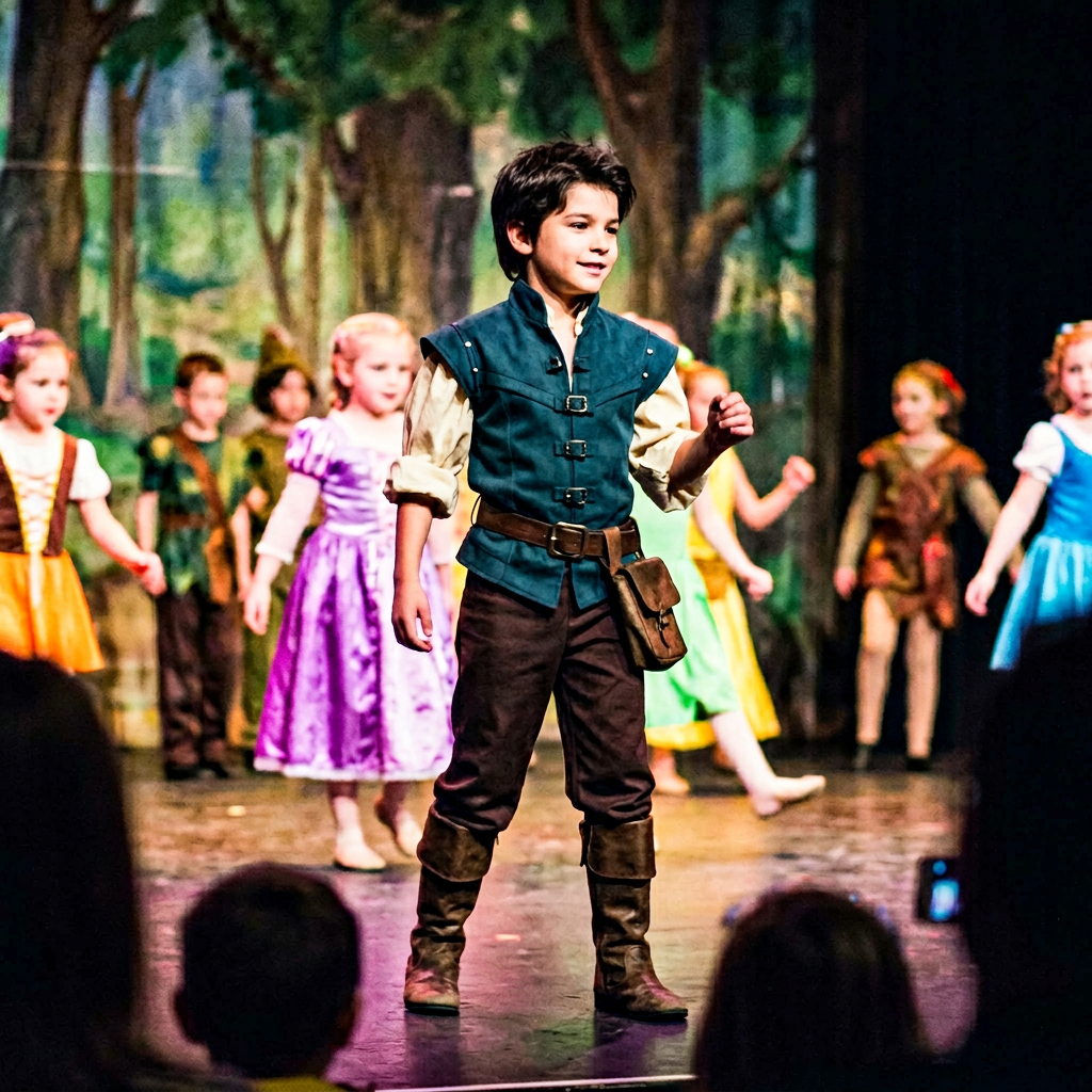 Costume di Flynn Rider per saggio di danza