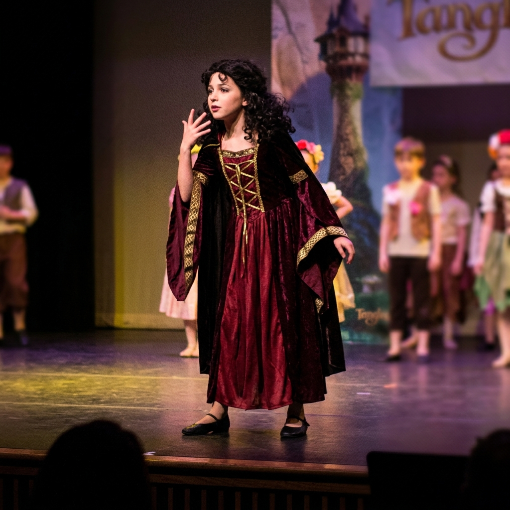 Costume di Madre Gothel per saggio di danza
