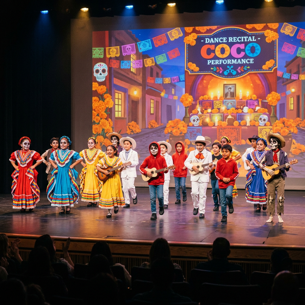 Coco Tanzaufführungsthema