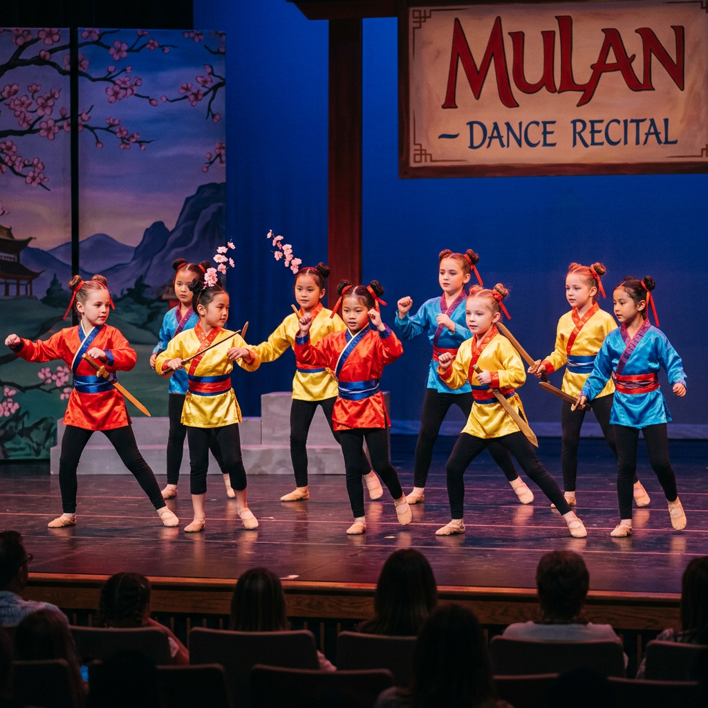 Mulan dance recital theme