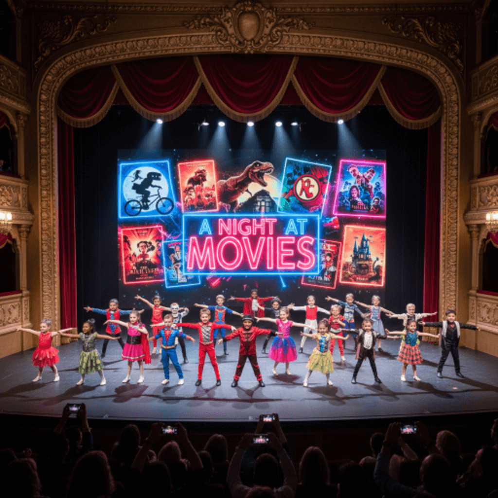 A Night at the Movies dance recital theme