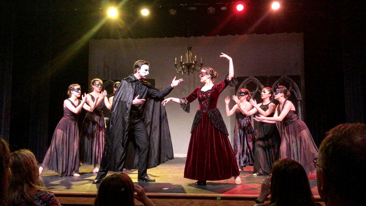 Tema per saggio di danza Il Fantasma dell'Opera